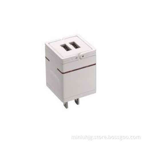 UL plug 100 - 240V 2.1 Amp 2100 Ma Wall Universal Usb Trave